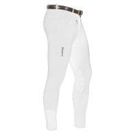 Herrenhose Zeus mit Kniebesatz aus Stretch-Baumwolle Equestro Marine Marineblau