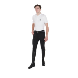 Herrenhose Zefiro aus Stretch-Baumwolle Equestro Herrenhose Zefiro aus Stretch-Baumwolle Equestro