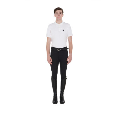 Herrenhose Zefiro aus Stretch-Baumwolle Equestro Herrenhose Zefiro aus Stretch-Baumwolle Equestro