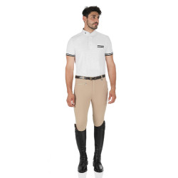 Herrenhose Urano aus Stretch-Baumwolle Equestro Herrenhose Urano aus Stretch-Baumwolle Equestro