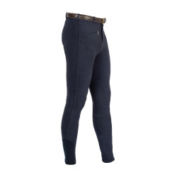 Herrenhose Urano aus Stretch-Baumwolle Equestro Marine Marineblau