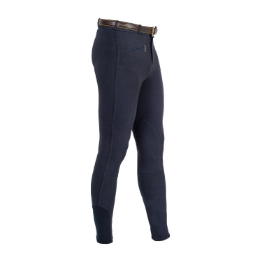 Herrenhose Urano aus Stretch-Baumwolle Equestro Marine Marineblau