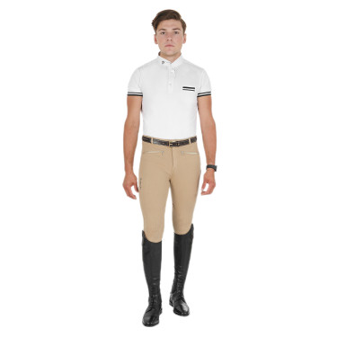 Herrenhose Crono aus Stretch-Baumwolle Equestro Herrenhose Crono aus Stretch-Baumwolle Equestro