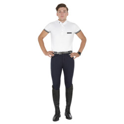 Herrenhose Crono aus Stretch-Baumwolle Equestro Herrenhose Crono aus Stretch-Baumwolle Equestro