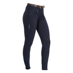 Damenhose Selene aus Stretch-Baumwolle Equestro Marine Marineblau