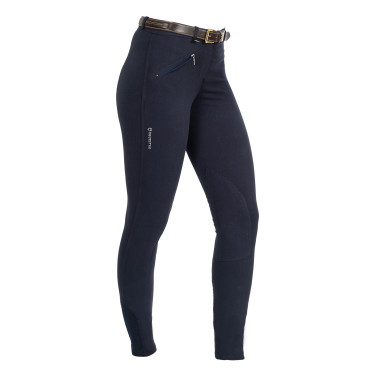 Damenhose Selene aus Stretch-Baumwolle Equestro Marine Marineblau