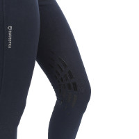 Damenreithose Selene mit Kniegrip aus Stretch-Baumwolle Equestro Marine Marineblau
