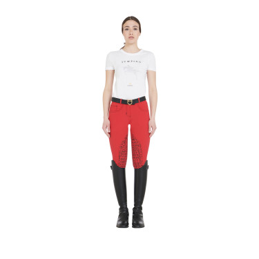 Damenreithose mit Kniebesatz aus technischem Gewebe Xeni Equestro Damenreithose mit Kniebesatz aus technischem Gewebe Xeni Equestro