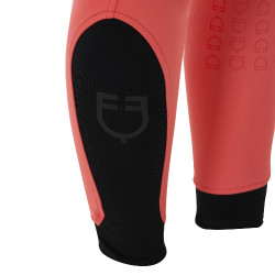 Damenreithose mit Vollbesatz Aria aus technischem Gewebe Equestro Mohnrot