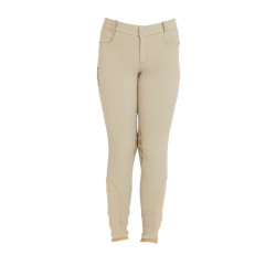 Kinderhose aus technischem Gewebe Equestro Weihrauch Beige