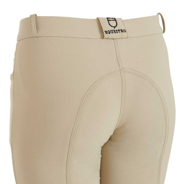 Kinderhose aus technischem Gewebe Equestro Weihrauch Beige