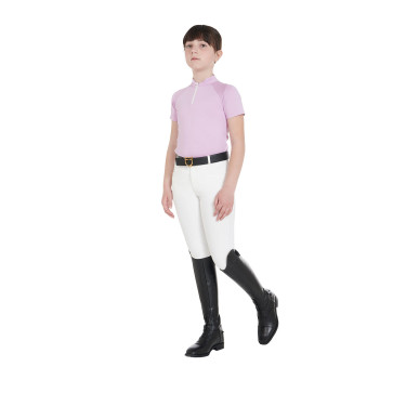 Kinderhose aus technischem Gewebe Equestro Weiß Weiß