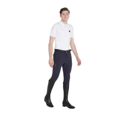 Herrenreithose mit Kniebesatz aus technischem Gewebe Equestro Herrenreithose mit Kniebesatz aus technischem Gewebe Equestro