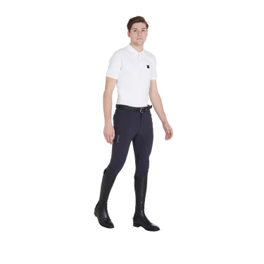 Herrenreithose mit Kniebesatz aus technischem Gewebe Equestro Herrenreithose mit Kniebesatz aus technischem Gewebe Equestro