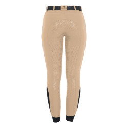 Damen-Reithose mit Vollbesatz Aria Equestro Weihrauch Beige