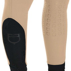 Damen-Reithose mit Vollbesatz Aria Equestro Weihrauch Beige
