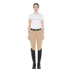 Damen-Reithose mit Vollbesatz Aria Equestro Weihrauch Beige