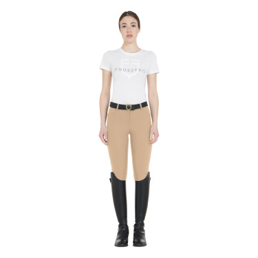 Damen-Reithose mit Vollbesatz Aria Equestro Weihrauch Beige