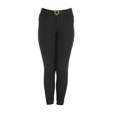 Kinder-Reithose Amani Equestro Schwarz