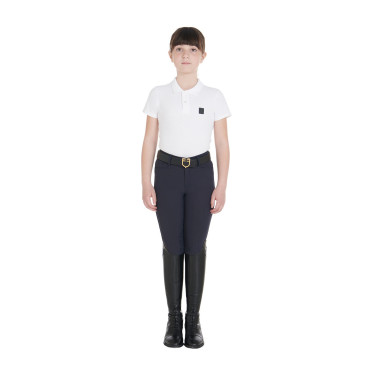 Kinder-Reithose Amani Equestro Marine Marineblau