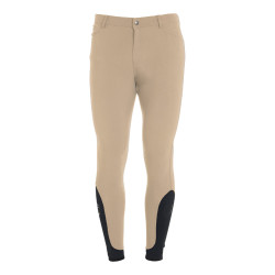 Eng anliegende Herrenreithose mit Grip und Caspar Equestro Logo