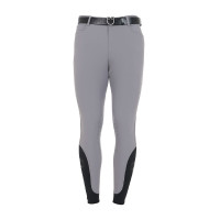 Eng anliegende Herrenreithose mit Grip und Caspar Equestro Logo Schwarz Eng anliegende Herrenreithose mit Grip und Caspar Equestro Logo Schwarz