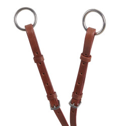 Langlebiger Leder-Martingal Melissa Equestro Cognac Braun