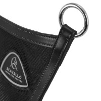 Martingal mit Lederbrustblatt und Acavallo-Netzeinsatz Dunkelbraun