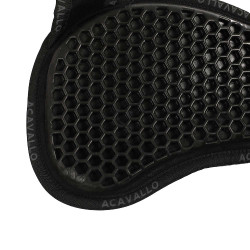 Hexagonales Gel-Stoßdämpfer Schaf Acavallo Schwarz / Natur