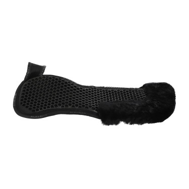 Hexagonales Gel-Stoßdämpfer Schaf Acavallo Schwarz / schwarz