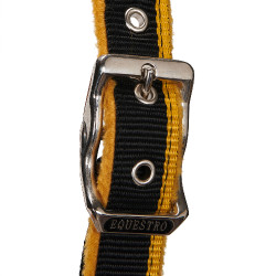 Nylonhalfter mit Führstrick Red Trim Equestro Nylonhalfter mit Führstrick Red Trim Equestro