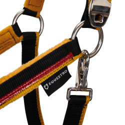 Nylonhalfter mit Führstrick Red Trim Equestro Nylonhalfter mit Führstrick Red Trim Equestro