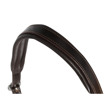 Lederhalfter mit ergonomischem Schutz und Nasenriemen aus Seil Acavallo Dunkelbraun Lederhalfter mit ergonomischem Schutz und Nasenriemen aus Seil Acavallo Dunkelbraun