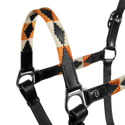 Lederhalfter mit Navajo-Verzierungen Polo N Equestro Lederhalfter mit Navajo-Verzierungen Polo N Equestro