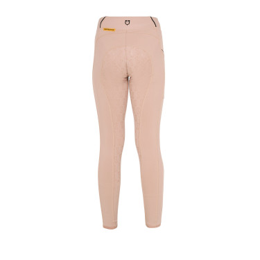 Mädchen-Leggings mit Grip und Equestro-Logo Mädchen-Leggings mit Grip und Equestro-Logo
