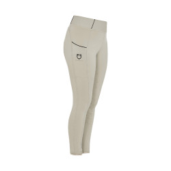 Mädchen-Leggings mit Grip und Equestro-Logo