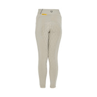 Mädchen-Leggings mit Grip und Equestro-Logo Oxford-Tan Rosa Mädchen-Leggings mit Grip und Equestro-Logo Oxford-Tan Rosa