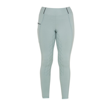 Mädchen-Leggings mit Grip und Equestro-Logo Mädchen-Leggings mit Grip und Equestro-Logo