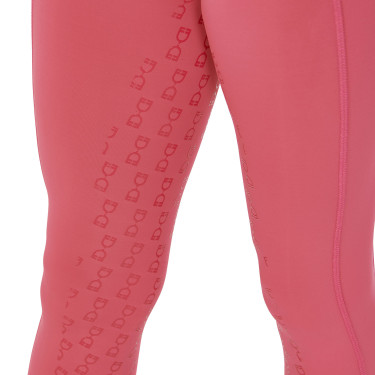 Mädchen-Leggings mit Grip und Equestro-Logo Mädchen-Leggings mit Grip und Equestro-Logo