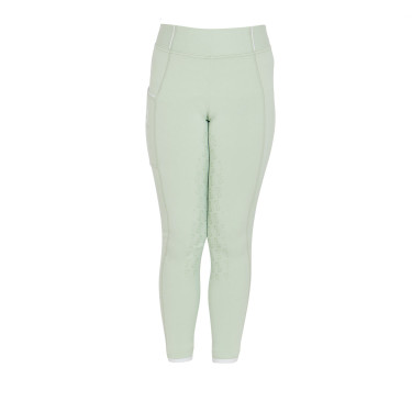Mädchen-Leggings mit Grip und Equestro-Logo Mädchen-Leggings mit Grip und Equestro-Logo
