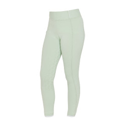 Mädchen-Leggings mit Grip und Equestro-Logo Hellgrün Gr&amp;amp;amp;amp;amp;amp;amp;amp;uuml;n