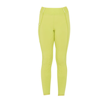 Mädchen-Leggings mit Grip und Equestro-Logo Mädchen-Leggings mit Grip und Equestro-Logo