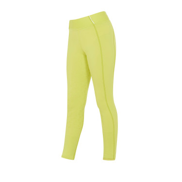 Mädchen-Leggings mit Grip und Equestro-Logo Mädchen-Leggings mit Grip und Equestro-Logo