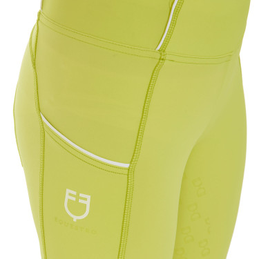 Mädchen-Leggings mit Grip und Equestro-Logo Mädchen-Leggings mit Grip und Equestro-Logo