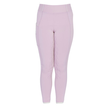 Mädchen-Leggings mit Grip und Equestro-Logo Mädchen-Leggings mit Grip und Equestro-Logo