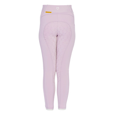 Mädchen-Leggings mit Grip und Equestro-Logo Mädchen-Leggings mit Grip und Equestro-Logo