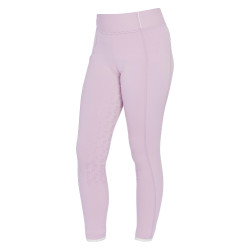 Mädchen-Leggings mit Grip und Equestro-Logo Flieder Blau