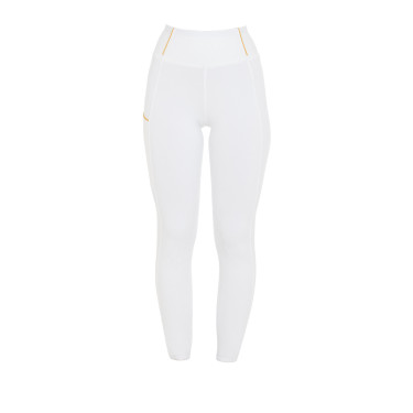 Mädchen-Leggings mit Grip und Equestro-Logo Mädchen-Leggings mit Grip und Equestro-Logo