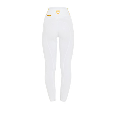 Mädchen-Leggings mit Grip und Equestro-Logo Mädchen-Leggings mit Grip und Equestro-Logo