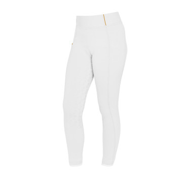 Mädchen-Leggings mit Grip und Equestro-Logo Mädchen-Leggings mit Grip und Equestro-Logo